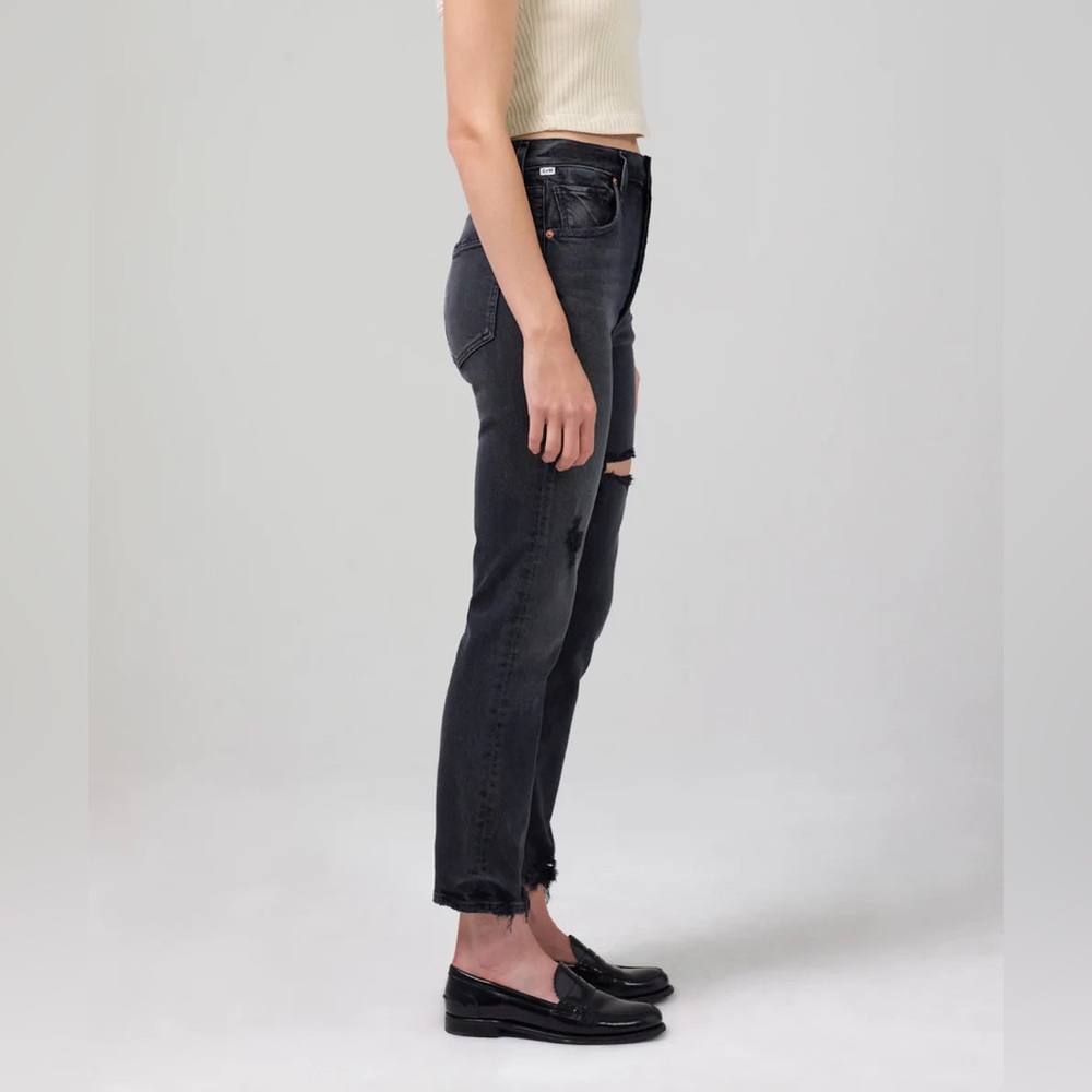 CITIZENS OF HUMANITY JOLENE HIGH RISE VINTAGE SLIM HUSH HUSH size 27 - Picture 2 of 9